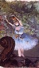 Edgar Degas Famous Paintings - Dancer III